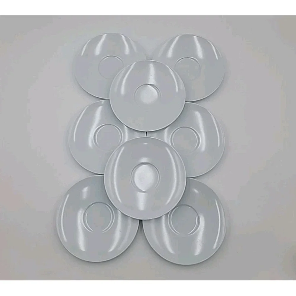 8 VTG MCM Melamine Melmac Saucer Plates  6